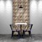 Ekena Millwork Chevron Boat Wood Mosaic Wall Tile, Natural Finish, 11 7/8"W x 11 7/8"H x 3/8"P WPW12X12CVMENA - alternate 3